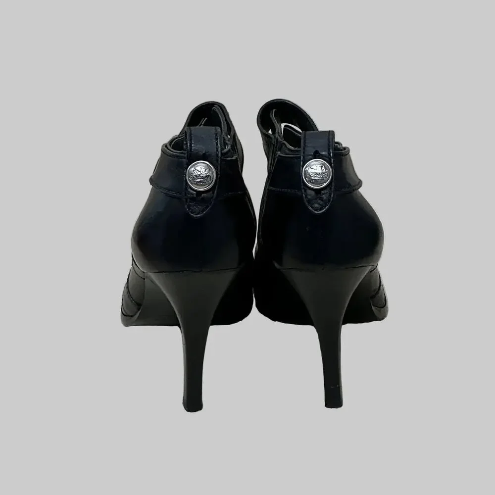 Coach black leather Brandie bootie, Size 7